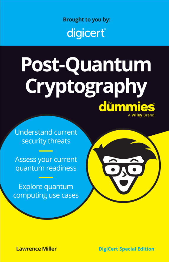 Buchumschlag von PQC for Dummies, DigiCert Special Edition